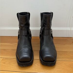 New Argentinian Leather Moto Boots